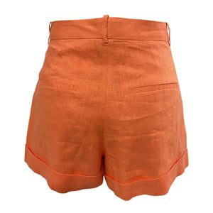 Cami Nyc Tailored Orange Rabia Shorts Size 2