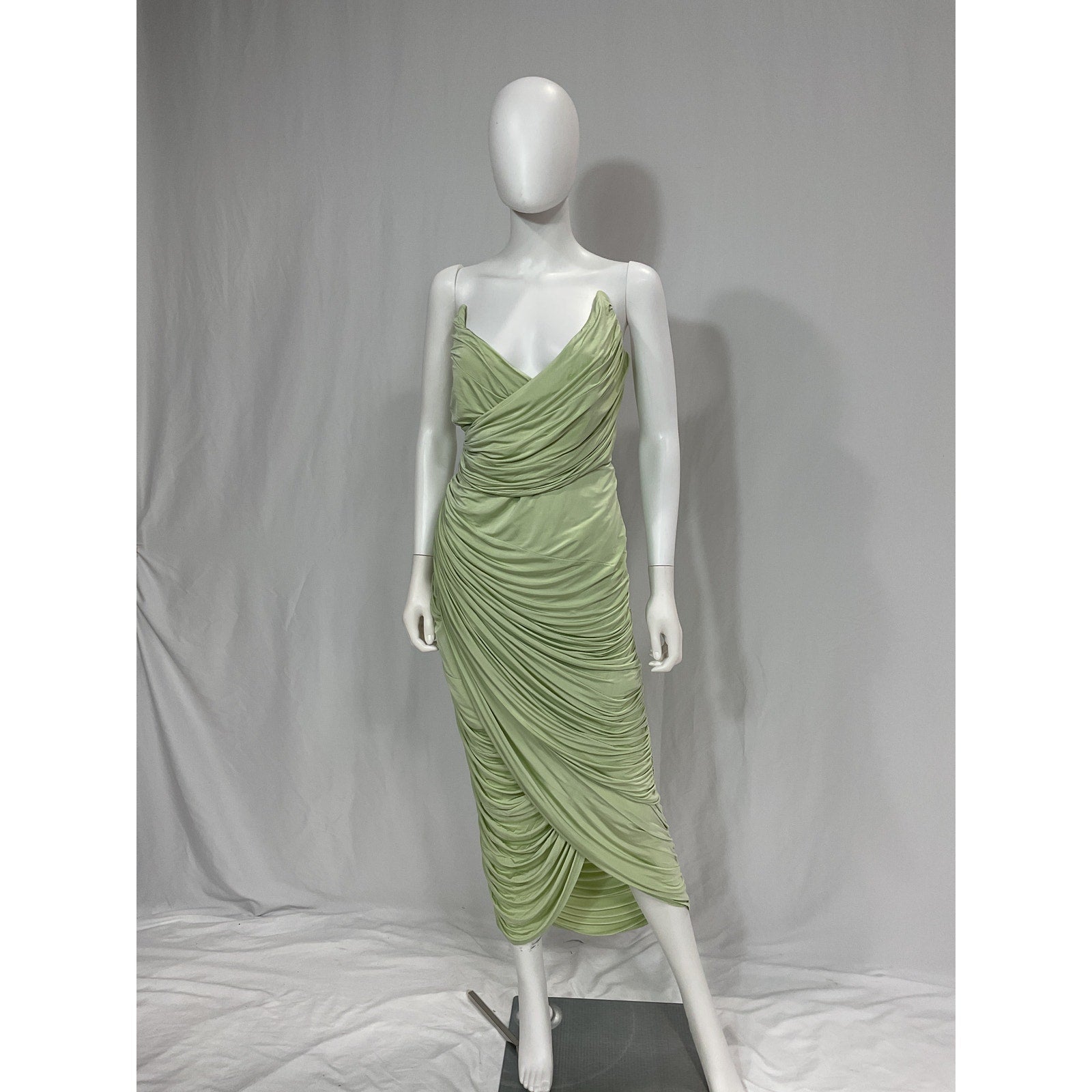 Michael Costello 'Elyse' Green Midi Dress Size L