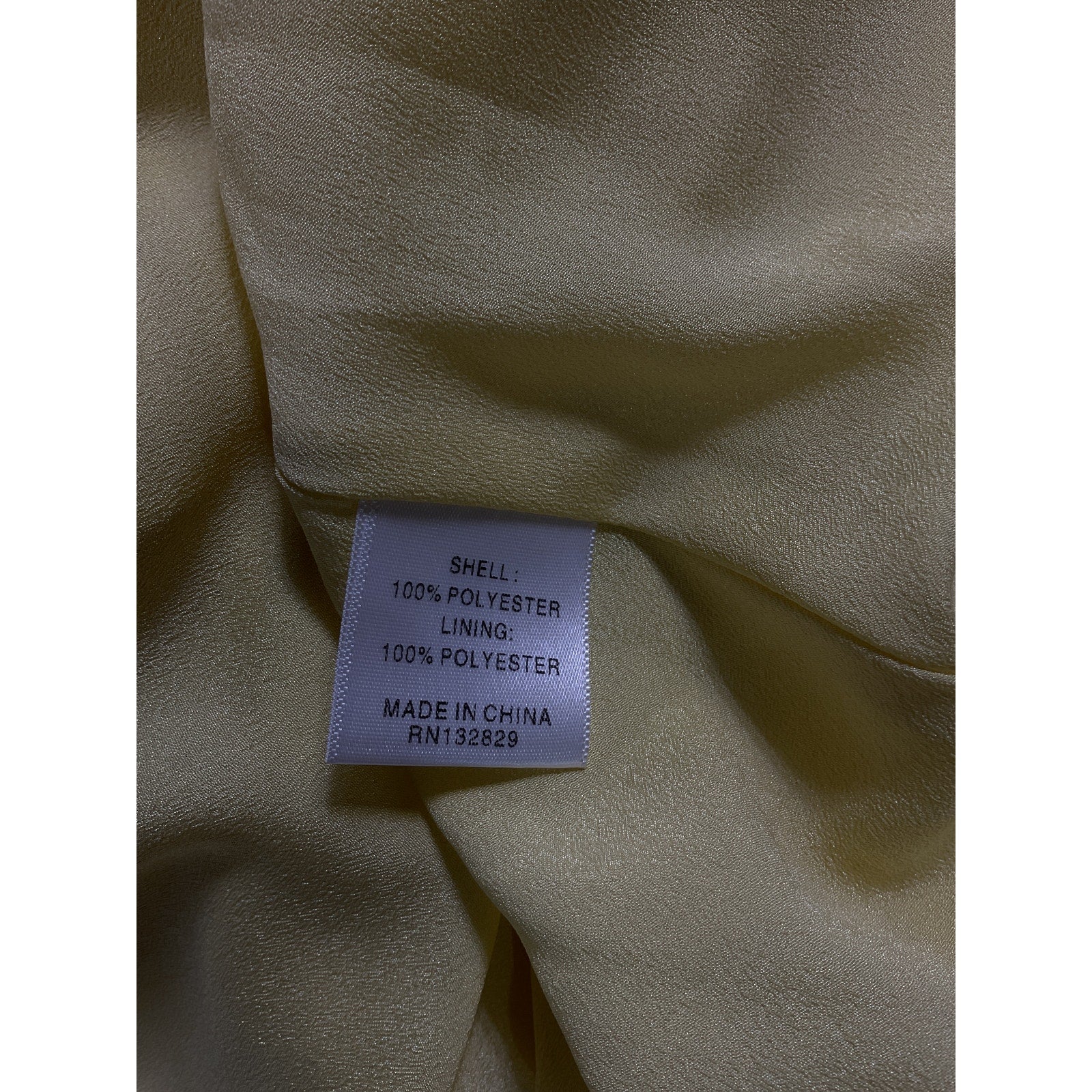 Tularosa 'Kayla' Yellow Satin Midi Dress Size L