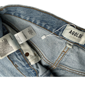 Agolde Relaxed Blue 90s Mid Rise Loose Fit Denim Jeans Size 25