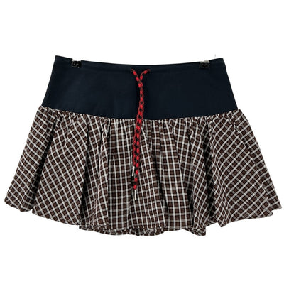 Sandro Checked Multicolor Marion Skort Size 34