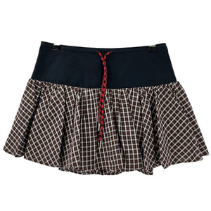 Sandro Checked Multicolor Marion Skort Size 34
