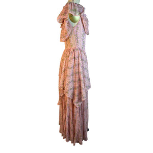 Loveshackfancy Floral Pink Noni Dress Size 2 NWT