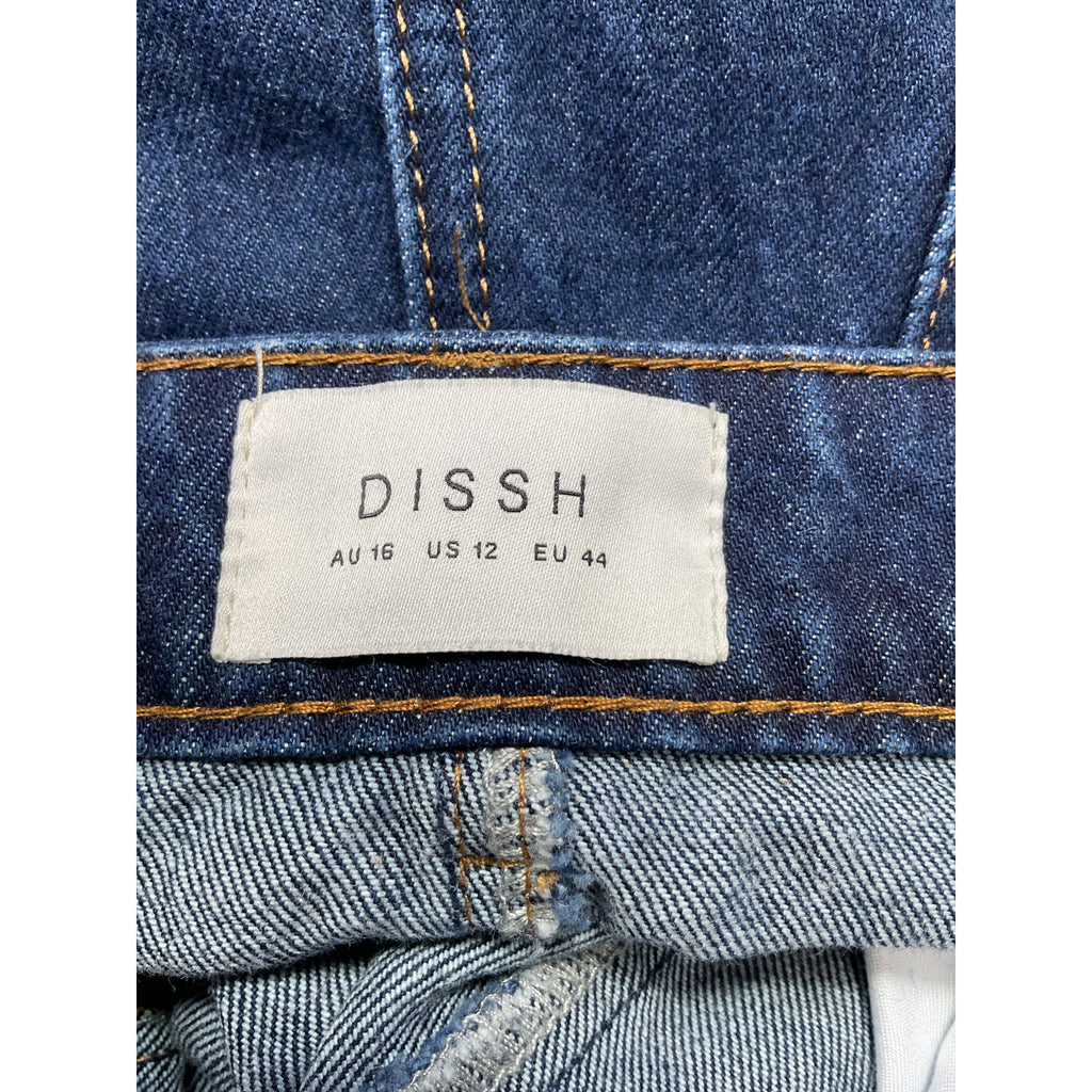 Dissh 'Lennon' Blue Cotton Maxi Skirt Size 12