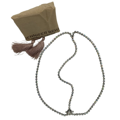 Jennifer Behr Sparkling Silver Alice Diadem Headband