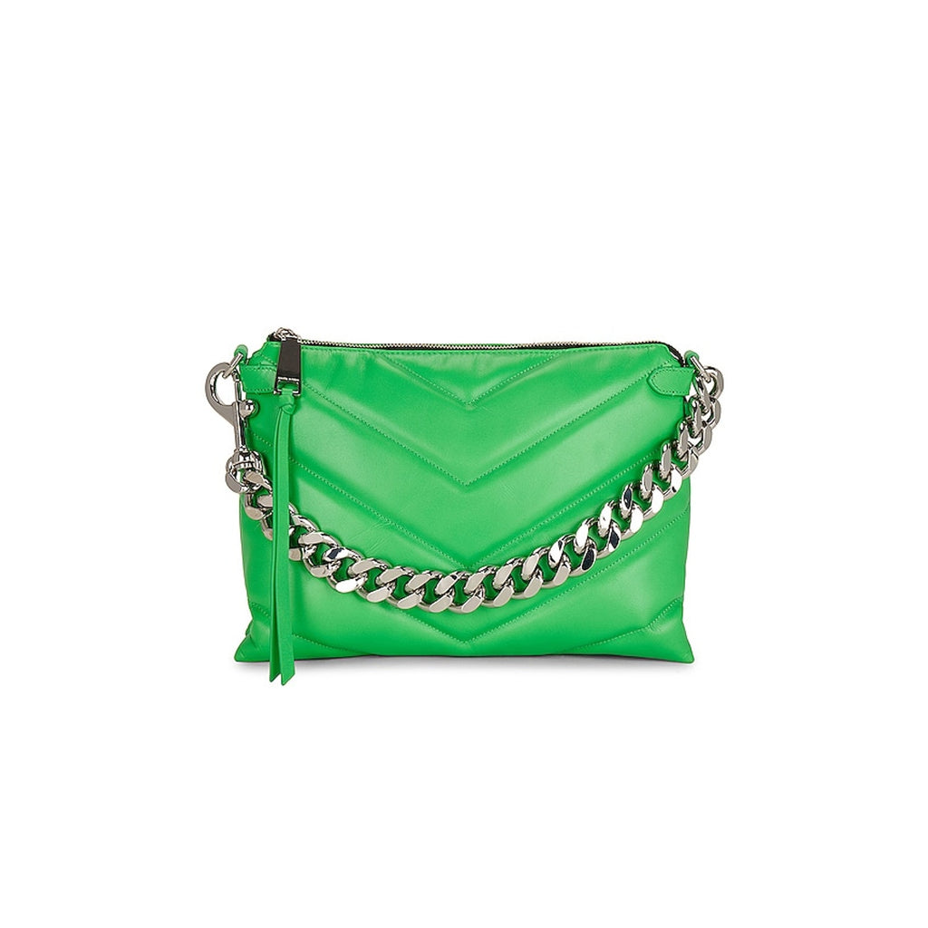 Rebecca Minkoff 'Edie' Green Leather Maxi Crossbody Bag