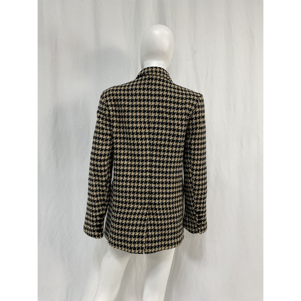 Anine Bing 'Kaia' Brown Acrylic Blazer Size XS
