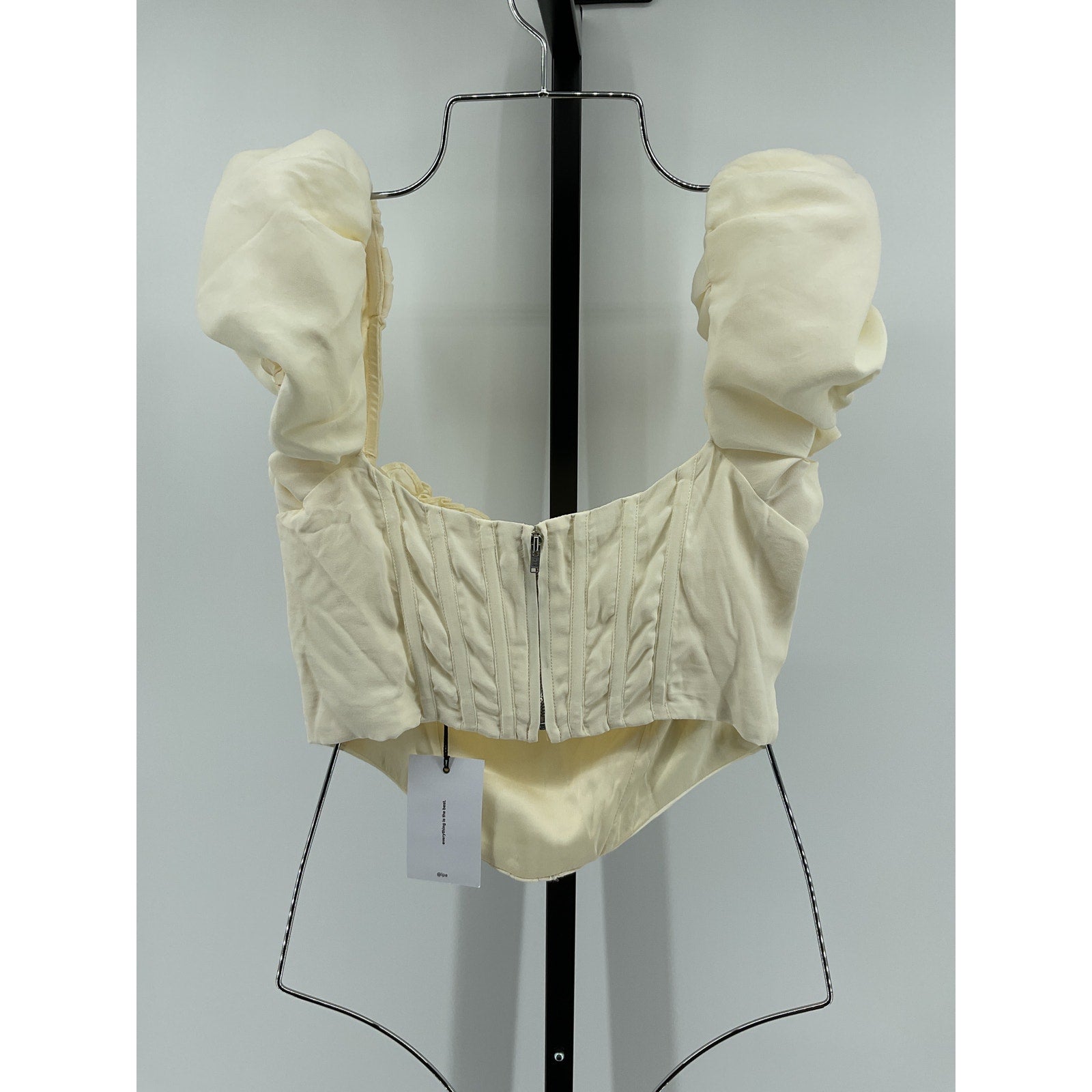 Lpa 'Claudette' White Rayon Top Size S - NWT