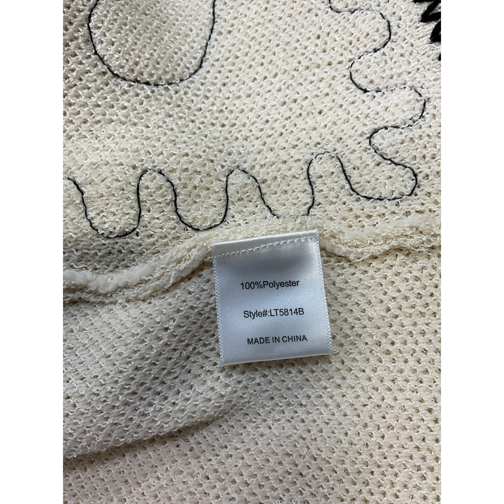 Line & Dot 'Maris' Beige Polyester Vest Size M