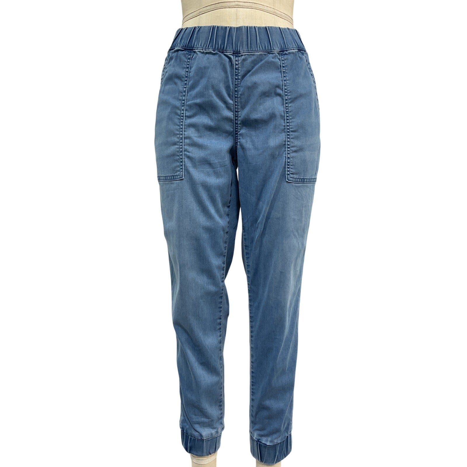 Hatch 'The Easy' Blue Lyocell Denim Jogger Size 2