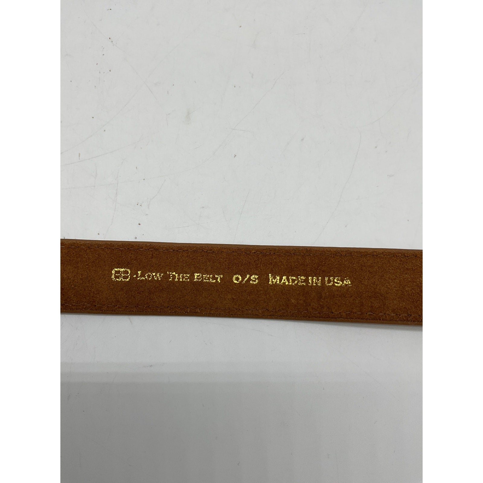 B-Low The Belt Maeve Brown Leather Mini Belt Size OS