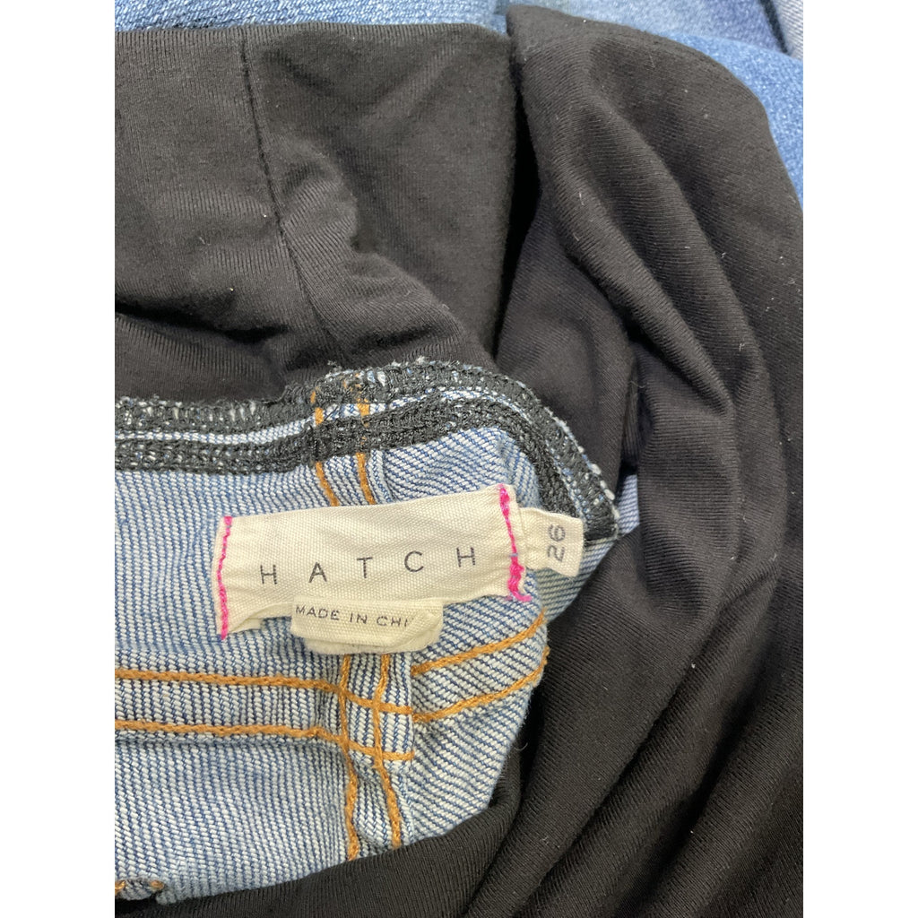 Hatch 'The Over The Bump' Blue Straight Maternity Denim Jean Size 26