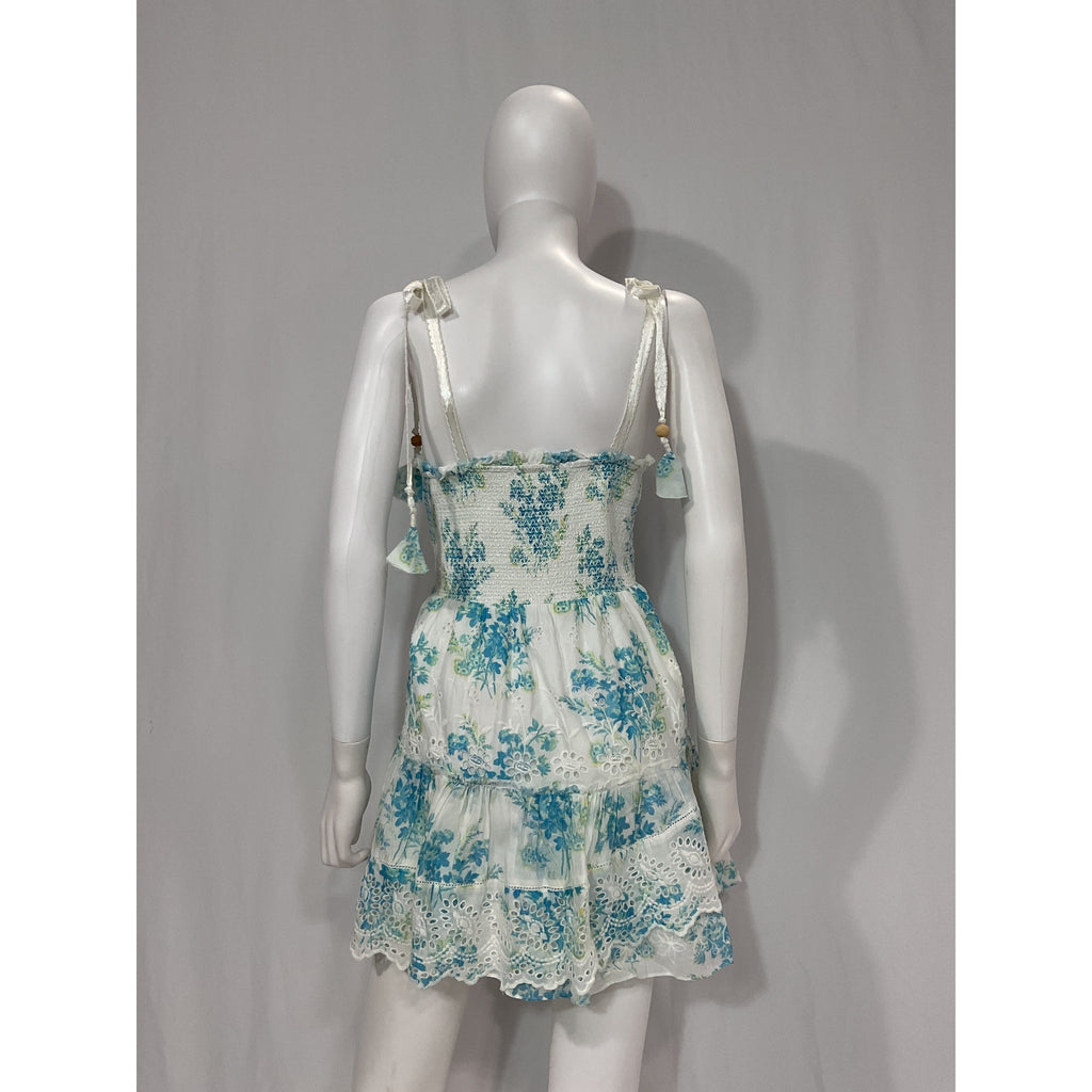 Loveshackfancy 'Olani' Blue Dress Size L