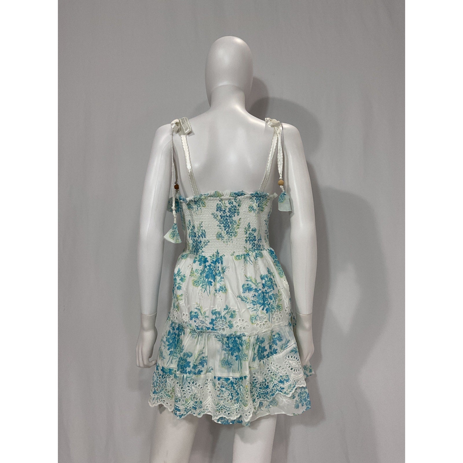Loveshackfancy 'Olani' Blue Dress Size L