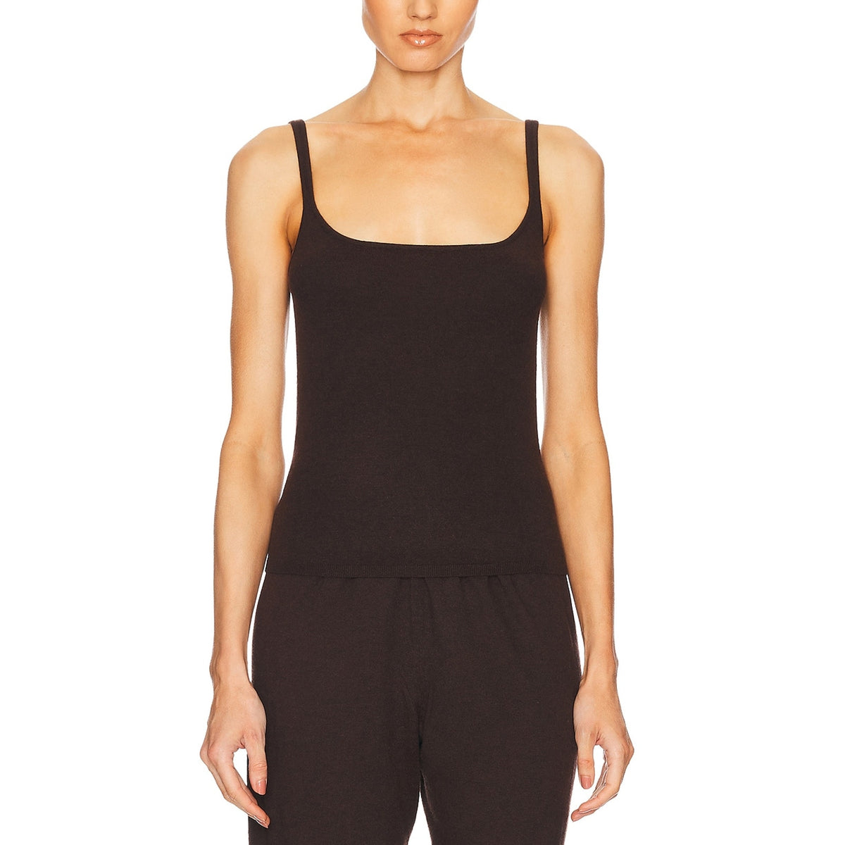 Helsa Knit Brown Alanna Top Size M