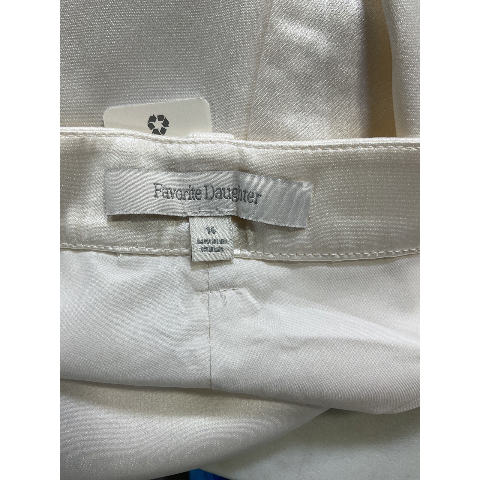 Favorite Daughter 'The Low' White Favorite Pants Size 14 - NWT