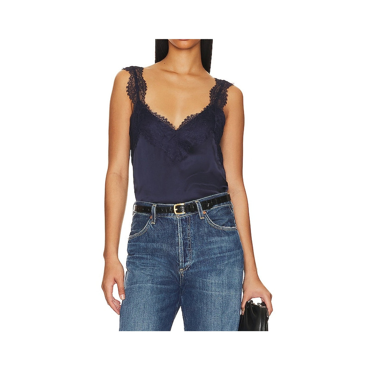 Cami Nyc Lace Trimmed Blue Brandice Camisole Size XXS