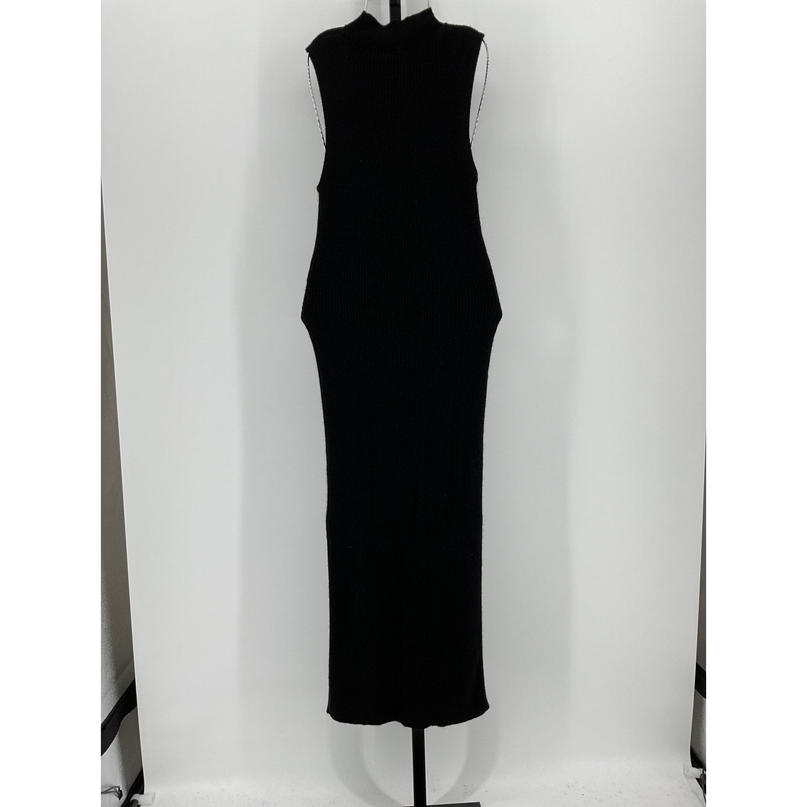 Reformation 'Ida' Black Cashmere Sleeveless Sweater Dress Size L