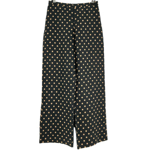 Reformation Linen Polka Dot Black Kristen Set Size S