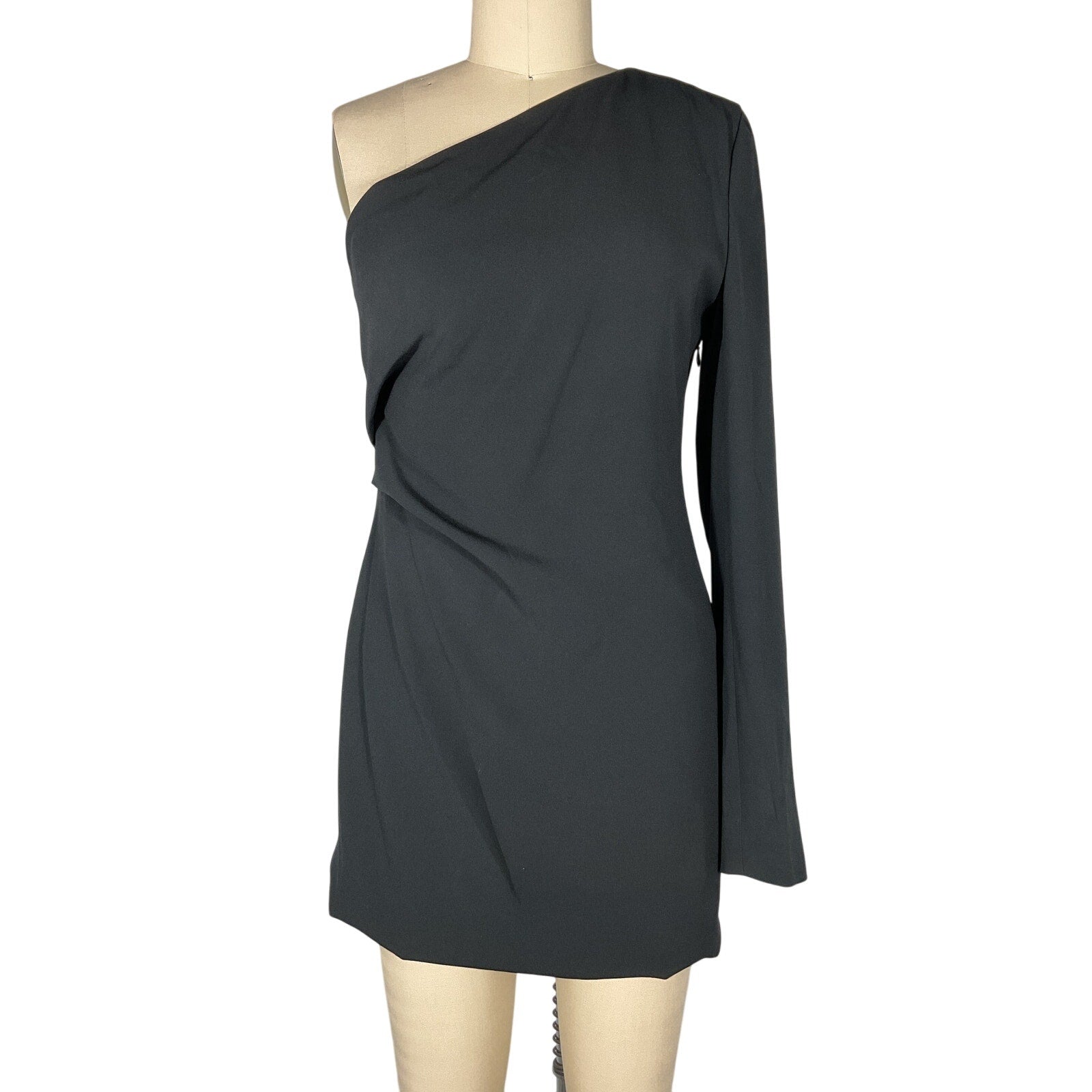 Rag & Bone 'Neeva' Black Triacetate Japanese Crepe Dress Size 4