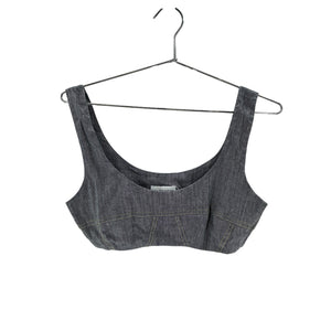 Matthew Bruch Seamed Gray Bra Size 2 Top