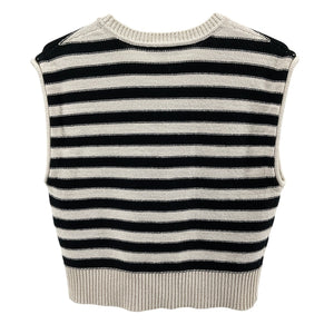 Veronica Beard Striped Multicolor Vera Tank Top Size L