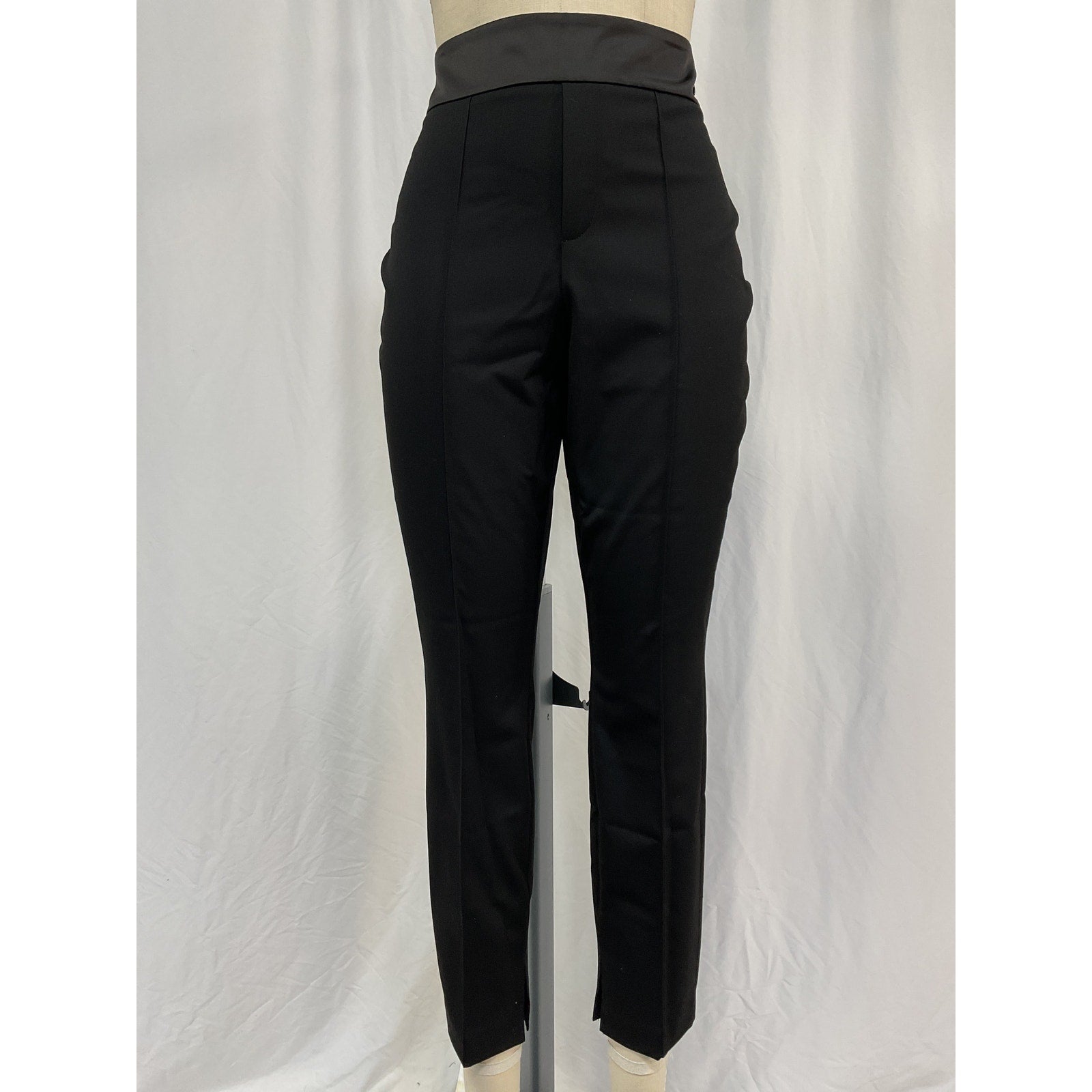 Allsaints 'Ember' Black Polyester Trousers Size 6
