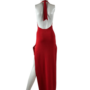 Simon Miller Sleek Red Junjo Knit Dress Size M