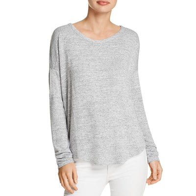 Rag & Bone Classic Light Gray Hudson Long-Sleeve Tee Size XS