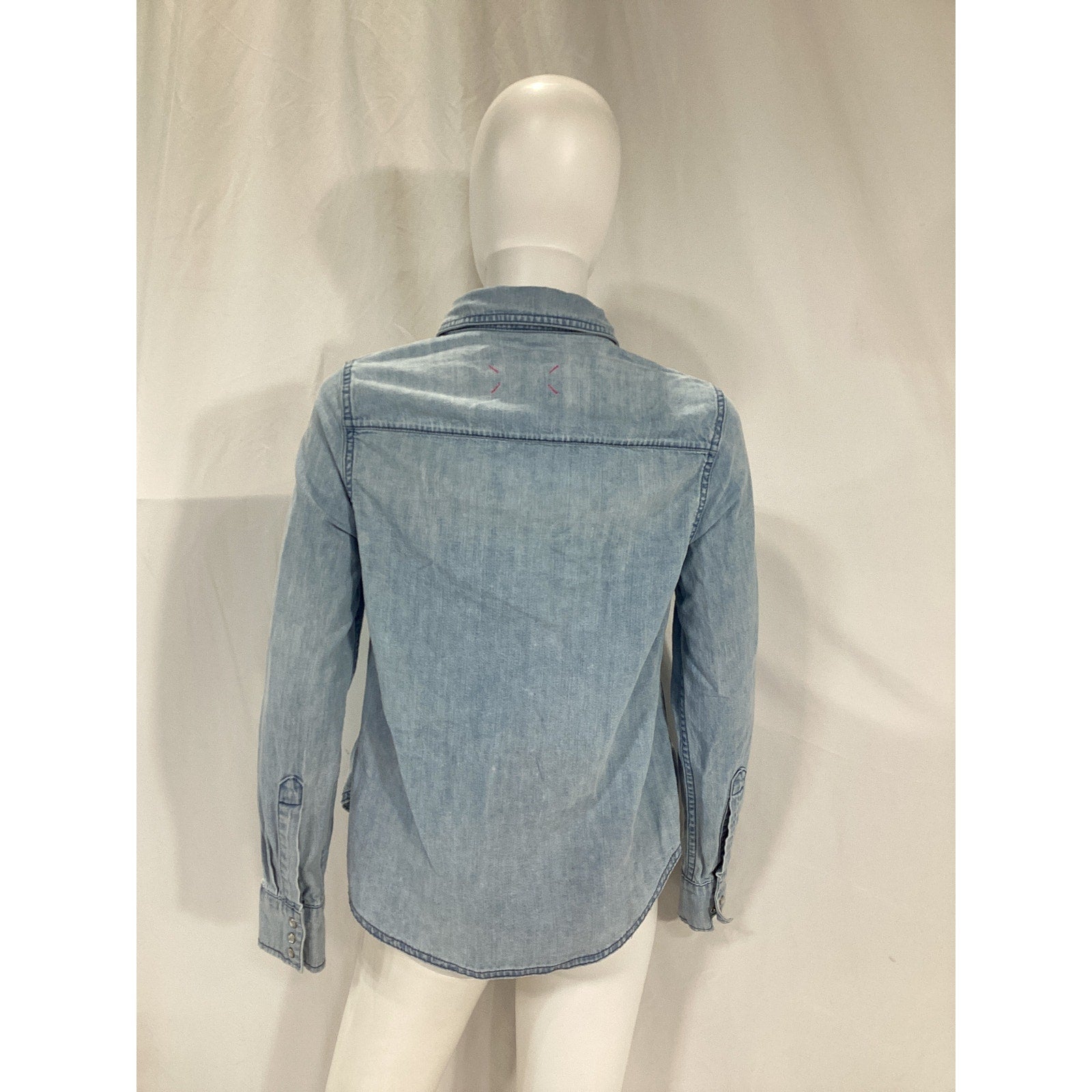 Hatch 'The Denim' Blue Maternity Shirt Size XS