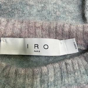 Iro Cozy Blue And Pink Valya Pullover Sweater Size XS