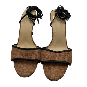 Lpa Sleek Brown Amara Heeled Sandals Size 7.5