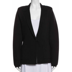 L'Agence Refined Black Patch Pocket Blazer Size S