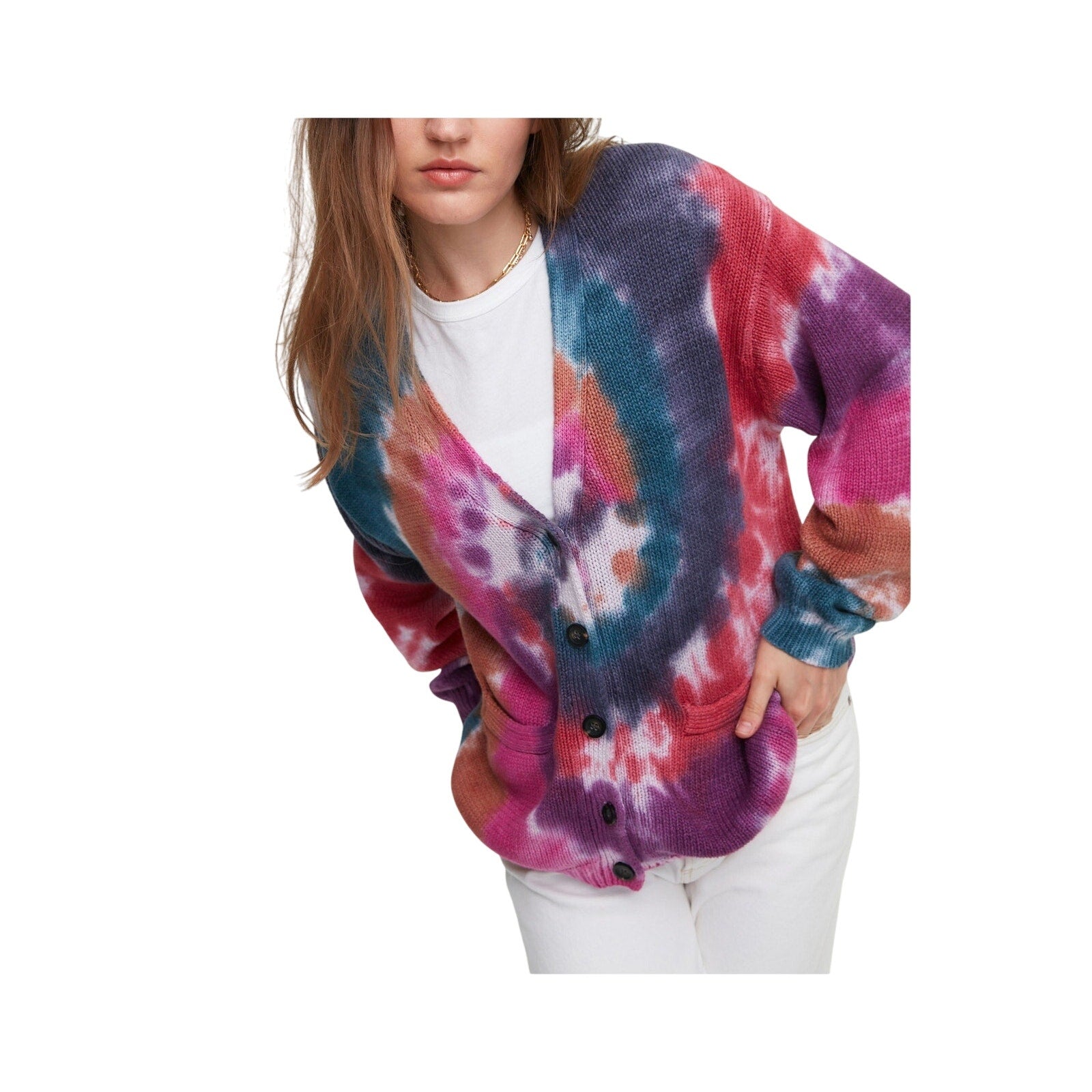 Nsf 'Rogers' Pink Cotton Cardigan Size XS