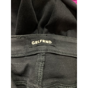 Grlfrnd High Rise Black Kennedy Denim Jeans Size 25
