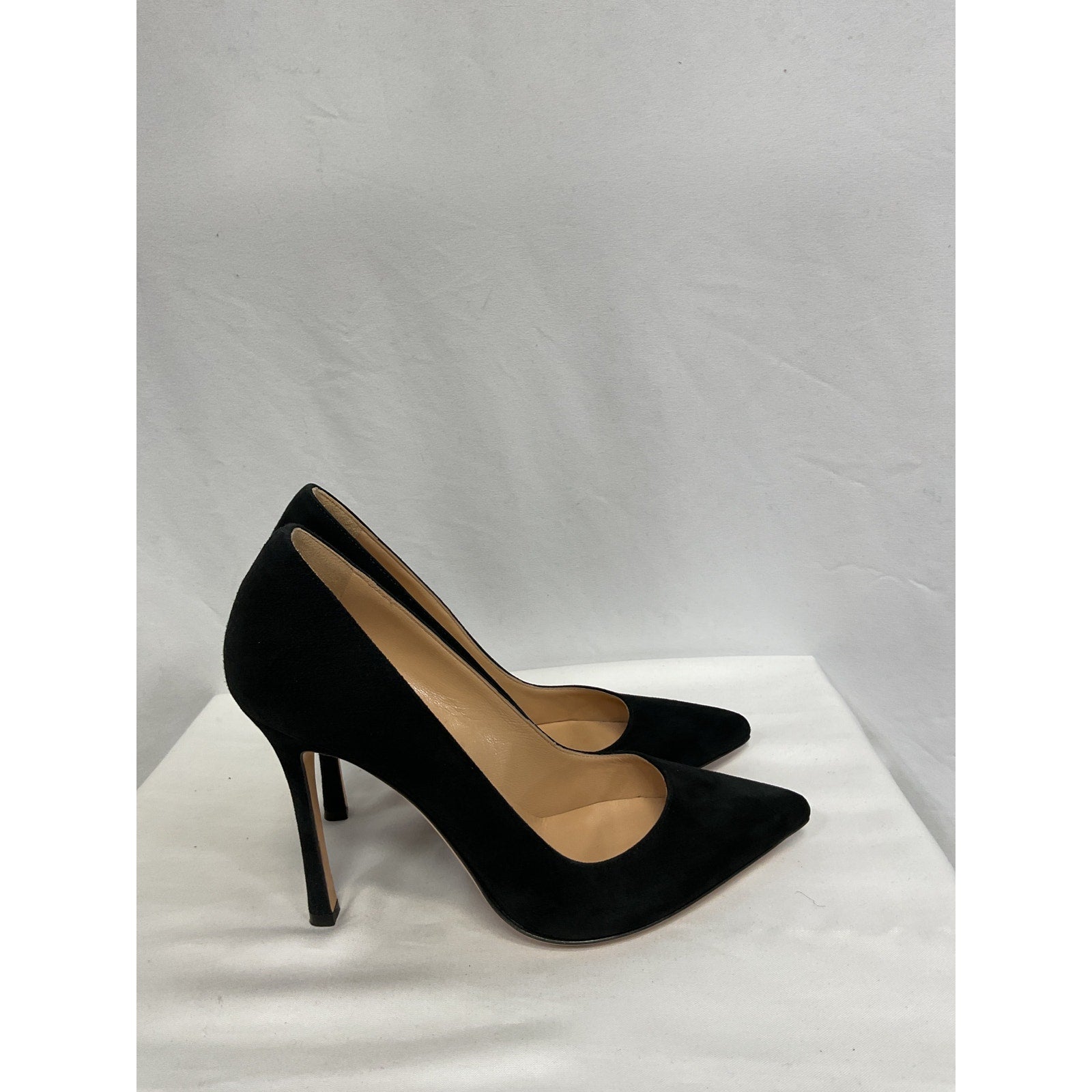 Gianvito Rossi '105' Black Suede Leather Pumps Stiletto Heel Size 6