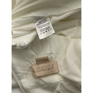 Jenny By Jenny Yoo White Rayon Lindsey Strapless Sweetheart A-Line Wedding Gown Size 6