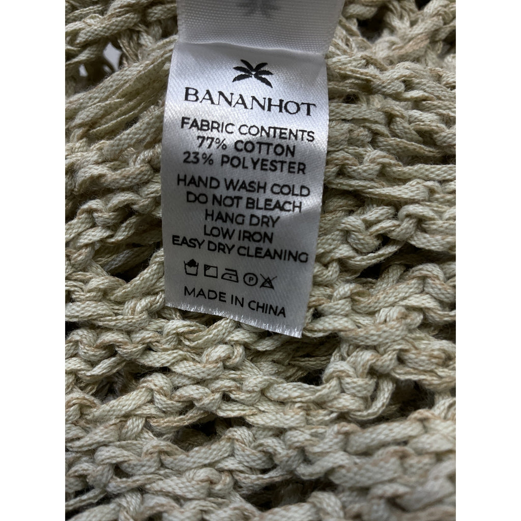 Bananhot 'Magen' White Knit Shirt Size XS