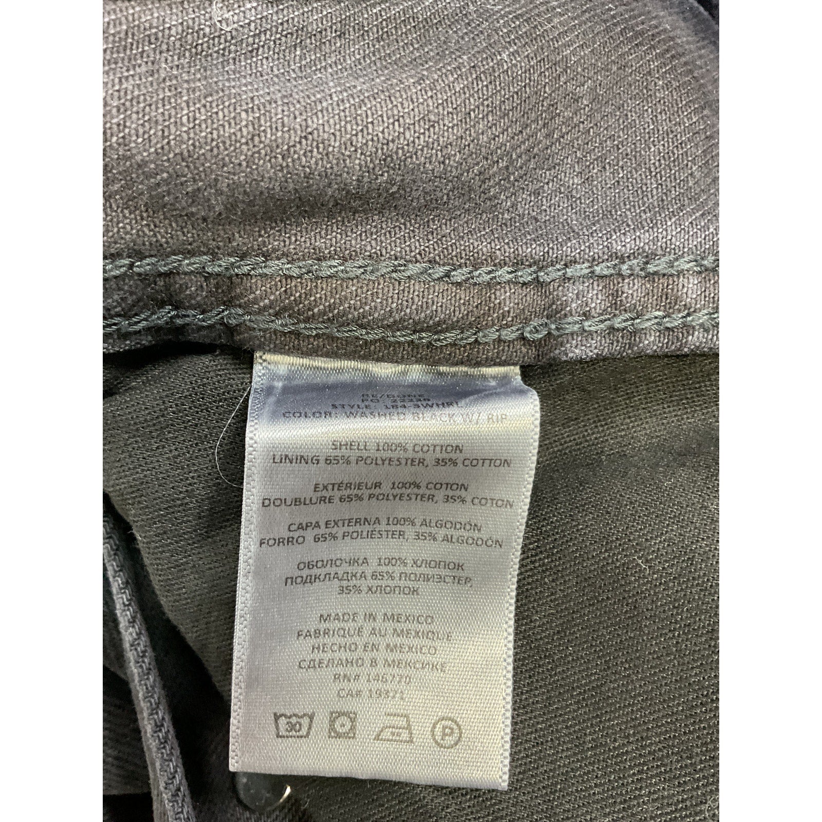 Re/Done Originals Black Cotton High Rise Loose Jeans Size 26 - NWT