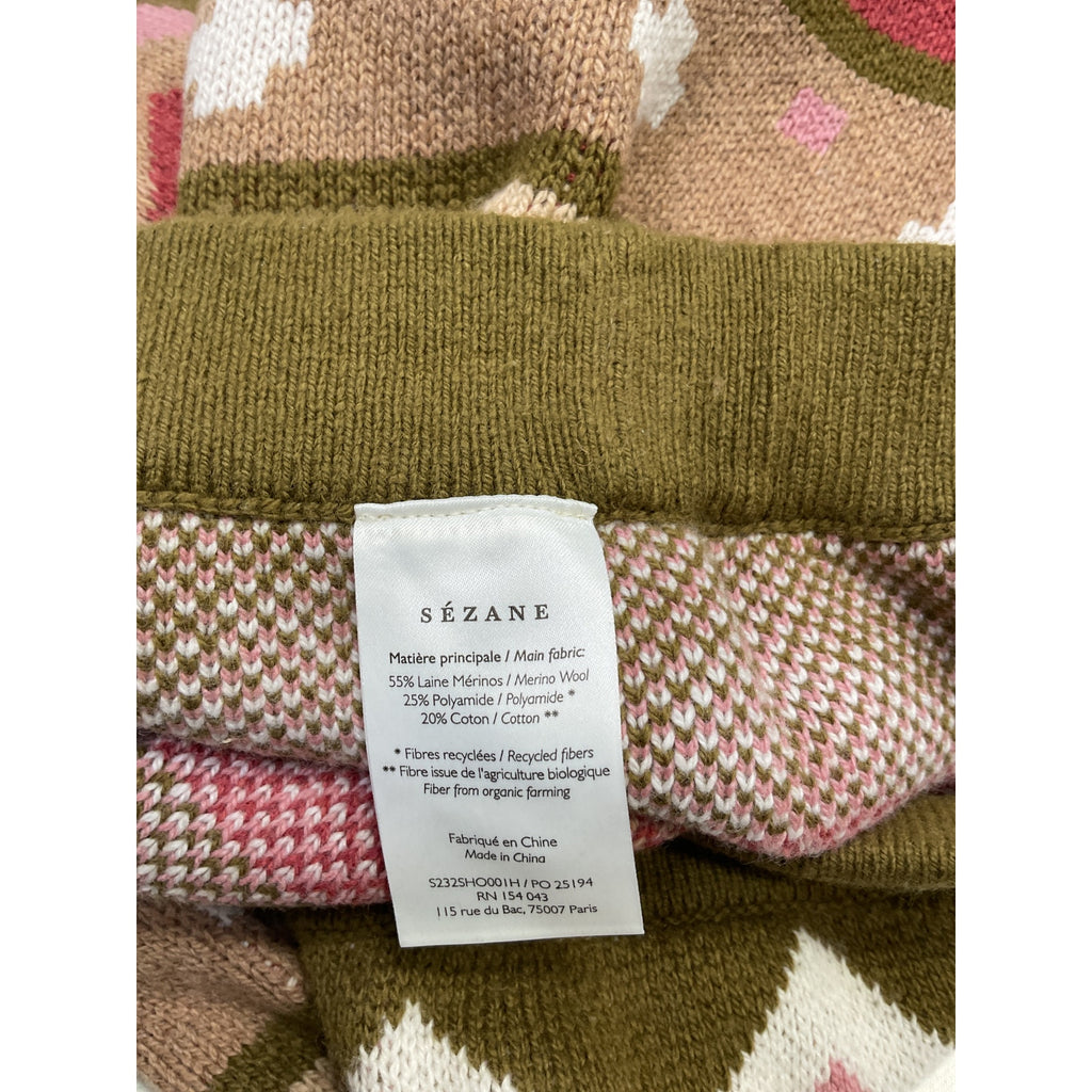 S�zane 'Jett' Green Merino Wool Short Size XXS