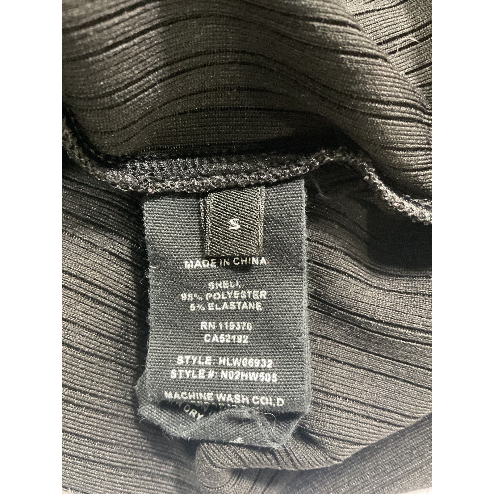 Helmut Lang Square Neck Black Long Sleeve Cardigan Size S