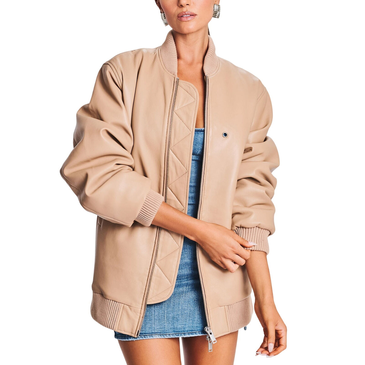 Retrofête Classic Leather Jacket Size XS