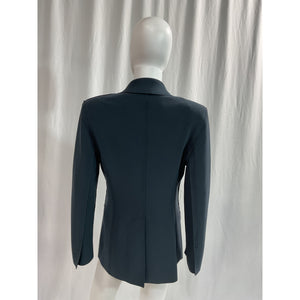 Norma Kamali Navy Single Breasted Jacket Size M