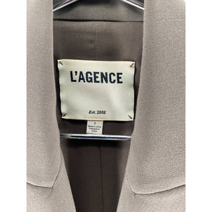 L'Agence Tailored Brown Double-Breasted Blazer Size 0