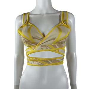 Alexis 'Noma' Yellow Rayon Top Size L