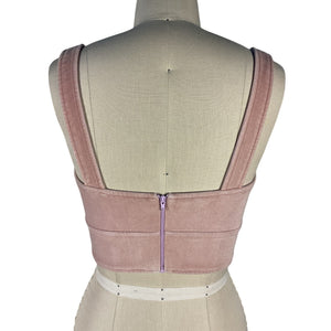 Alex Perry Structured Pink Cole Bustier Top Size US 4 / UK 8