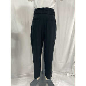 Derek Lam 'Atto' Black Belted Paperbag Pants Size 6