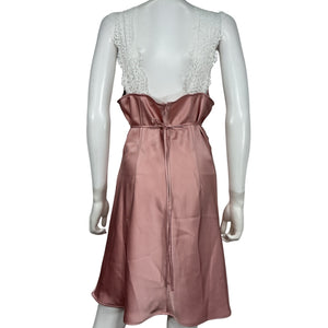 Lovers And Friends Satin Pink Taylor Mini Dress Size L