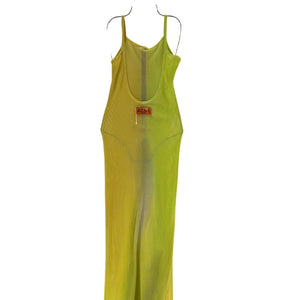 Acne Studios Sheer Multicolor Mesh Maxi Dress Size XS