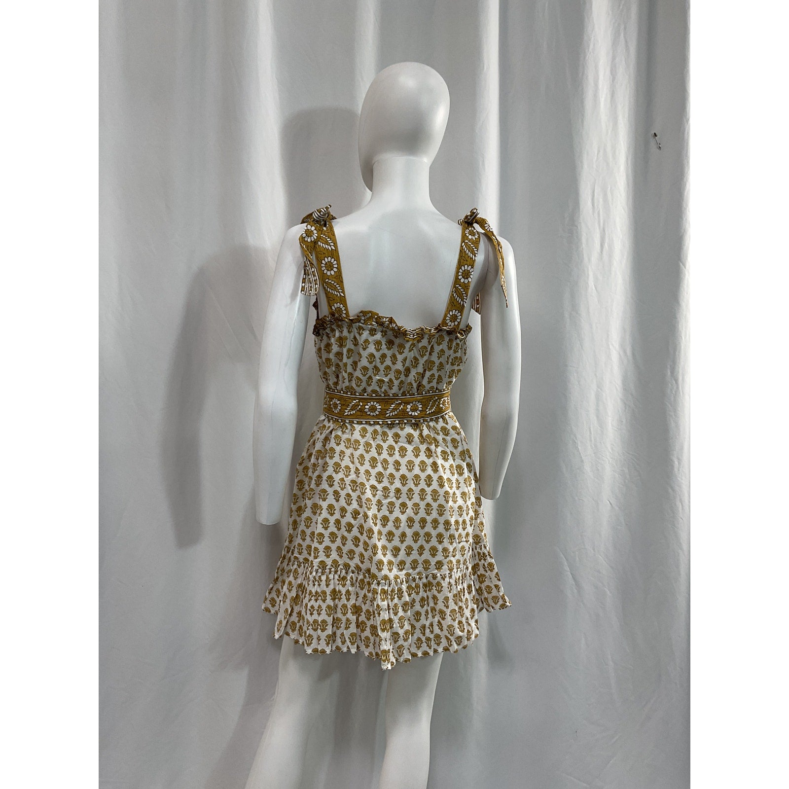 Cleobella 'Tillie' White Mini Dress Size XS